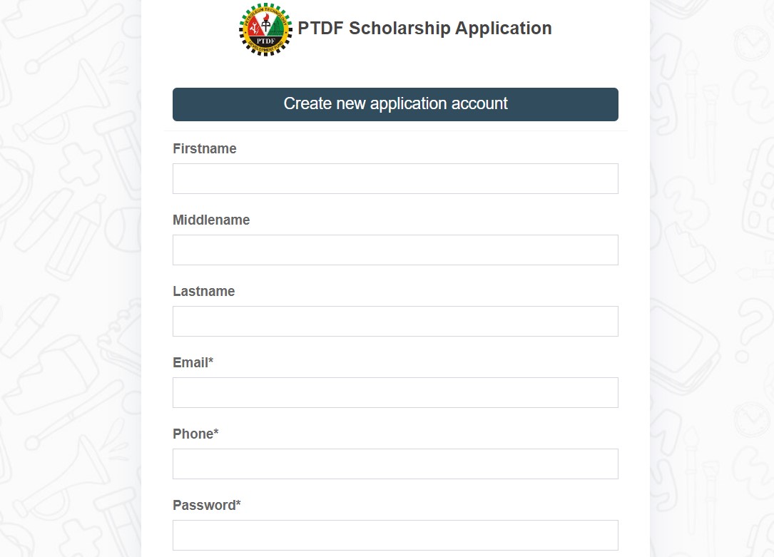 How to apply for the PTDF Scholarship 1 How To Apply for the PTDF Scholarship 1